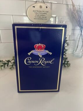 Crown Royal Collectible Box - Blue & Gold